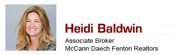 Heidi Baldwin, Associate Broker - McCann Daech Fenton Realtors